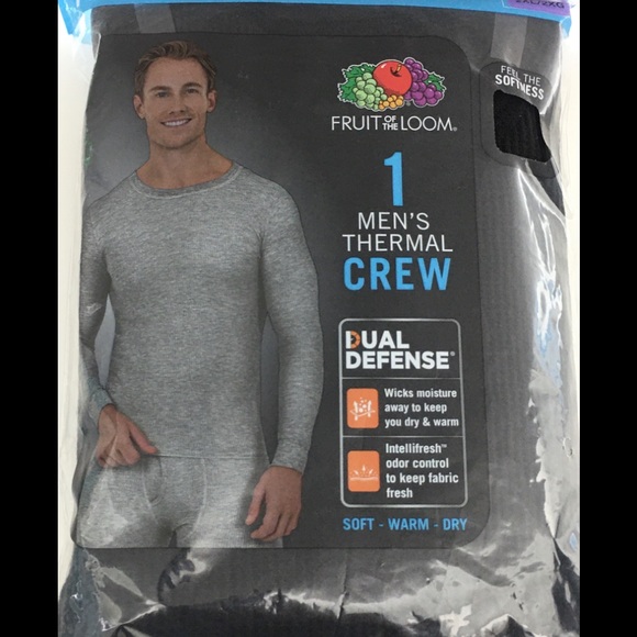 Men's Classic Thermal Underwear Crew Top Size XXL - Picture 3 of 8